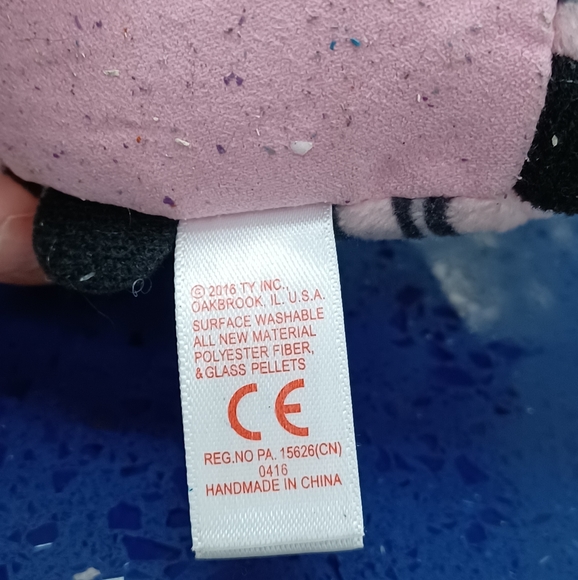 •Teeny Ty Beanie Babies Pennie Zebra - Picture 10 of 17
